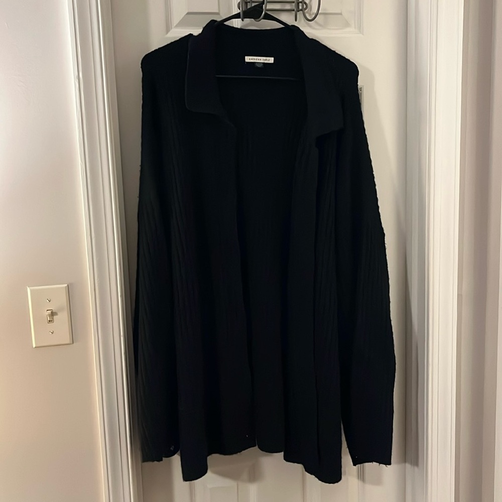 AE relaxed boyfriend collared cardigan